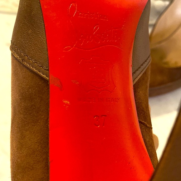 Christian Louboutin Nut Brown Defil Pump - Picture 5 of 9